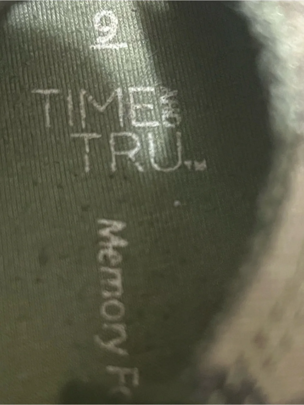 Women's Time&Tru Camo Canvas Sneakers Size US 9
